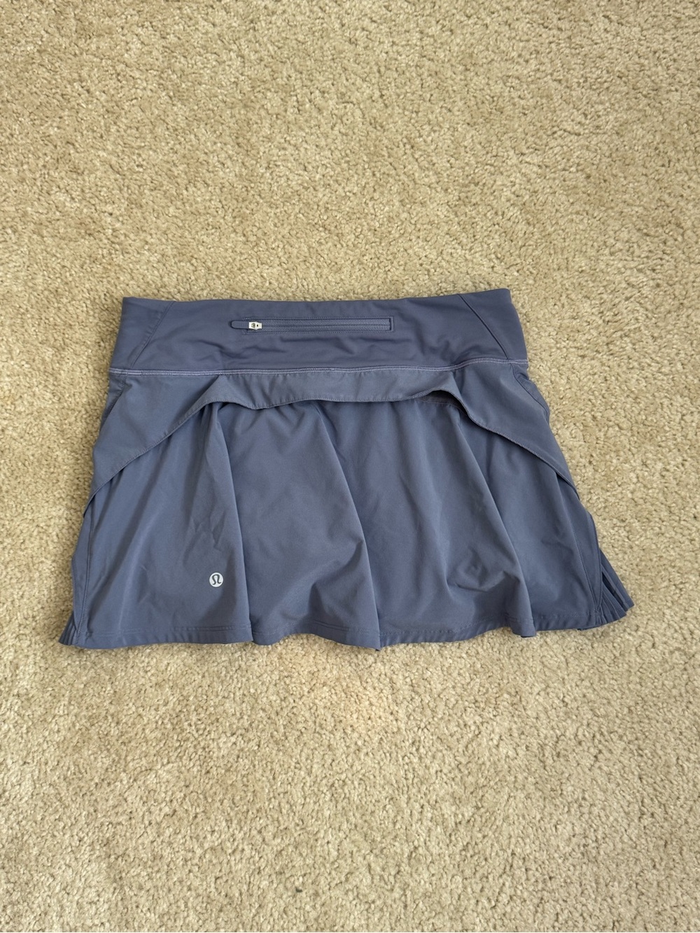 🔹 Lululemon Women’s Active Pleated Performance Short Skort - Slate Blue Size 6 - Picture 2 of 4